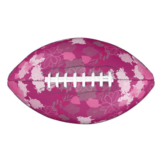 rosa Blume Football (Vorderseite)