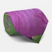 Rosa Blume Foto Krawatte (Gerollt)