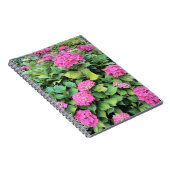 Rosa Blume Foto Notebook Notizblock (Rechte Seite)