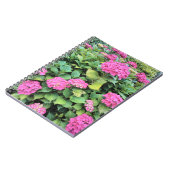 Rosa Blume Foto Notebook Notizblock (Linke Seite)