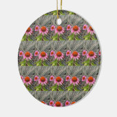 Rosa Blume Foto Ornament (Links)