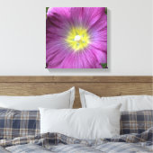 Rosa Blume Foto Single Reproduktion Leinwanddruck (Insitu (Schlafzimmer))