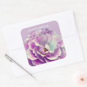 Rosa Blume Foto Sticker Brautparty (Umschlag)
