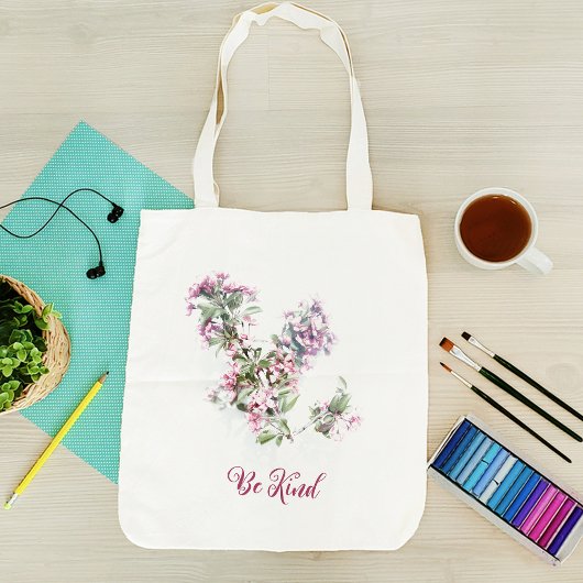 Rosa Blume Foto Tasche