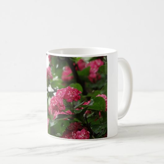 Rosa Blume Foto Tasse (VorderseiteRechts)