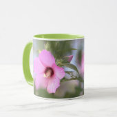 Rosa Blume Foto Tasse (Vorderseite Links)