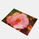 Rosa Blume Foto und Bug Door Mat Fußmatte (Schrägansicht)