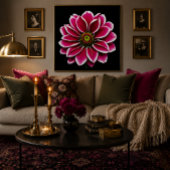 Rosa Blume Fotodruck