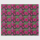 Rosa Blume Fotografie Wrapping Paper Geschenkpapier (Flach)
