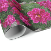 Rosa Blume Fotografie Wrapping Paper Geschenkpapier (Rolleneckpunkt)