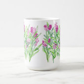 Rosa Blume Gartendesign Tasse (Mittel)