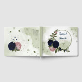 Rosa Blume Gästebuch (Voll)