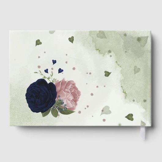 Rosa Blume Gästebuch (Rückseite)