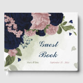 Rosa Blume Gästebuch (Vorderseite)