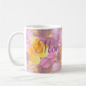 Rosa Blume Gelbe Rose Mama Tasse (Links)