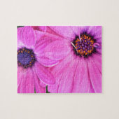 Rosa Blume Gerbera Daisy Floral Puzzle (Horizontal)