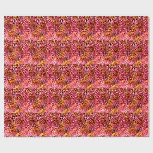 Rosa Blume Geschenkpapier (Flach)