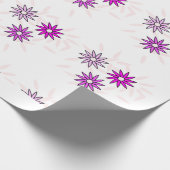 Rosa Blume Geschenkpapier (Ecke)