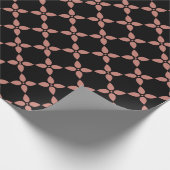 Rosa Blume Geschenkpapier (Ecke)