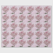 Rosa-Blume Geschenkpapier (Flach)