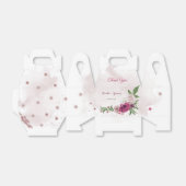 Rosa Blume Geschenkschachtel (Ungefaltet)