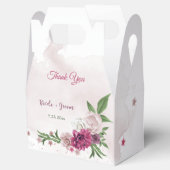 Rosa Blume Geschenkschachtel (Geöffnet)