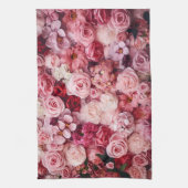 Rosa Blume Girly Lugano Geschirrtuch (Vertikal)