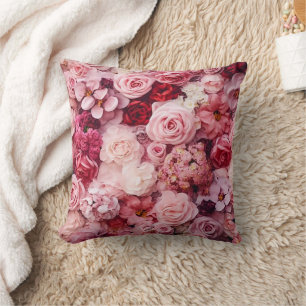 Rosa Blume Girly Lugano Kissen