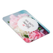 Rosa Blume Glückliche Mütter Tag Blume Magnet (Rechte Seite)