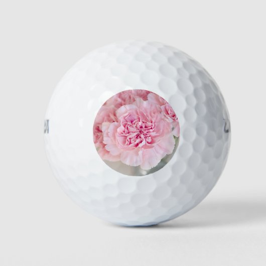 Rosa Blume Golfball (Vorderseite)