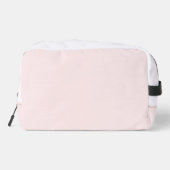 Rosa Blume Grüne Accessoire Pouch Waschbeutel (Rückseite)