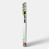 Rosa Blume Grüne Hochzeit Case-Mate iPhone Hülle (Rückseite / Links)