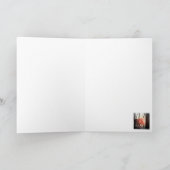 Rosa Blume Grußkarte Karte (Innenseite)