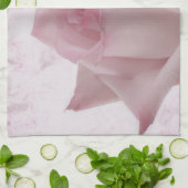 Rosa-Blume Handtuch (Gefaltet)