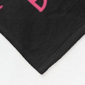 Rosa Blume Herz Ich bin ein Überlebender Breastkre Fleecedecke (Ecke)