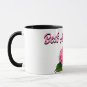 Rosa Blume Hydrangea Tasse (Links)