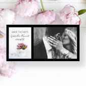 Rosa Blume im Teekessel Hochzeit Sichern Sie das D Save The Date