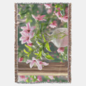 Rosa Blume in der Natur Decke (Vorderseite Vertikal)