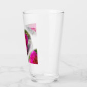 Rosa Blume in der Sonne Glas (Links)