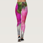 Rosa Blume in der Sonne Leggings (Rückseite)