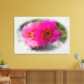 Rosa Blume in der Sonne Leinwanddruck (Insitu (Wohnzimmer))