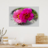 Rosa Blume in der Sonne Poster (Küche)