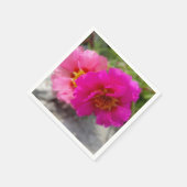 Rosa Blume in der Sonne Serviette (Ecke)