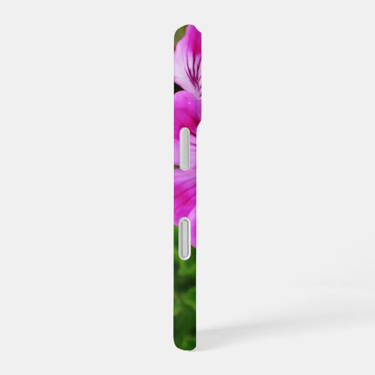 Rosa Blume - iPhone 16 Hülle (Rechte Seite)