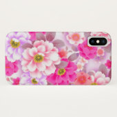Rosa Blume iPhone X Fall Case-Mate iPhone Hülle (Rückseite (Horizontal))