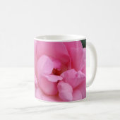 Rosa Blume Kaffee Tasse (VorderseiteRechts)