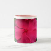 Rosa Blume Kaffee Tasse (Mittel)