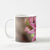Rosa Blume Kaffeemaschine Kaffeetasse (Links)