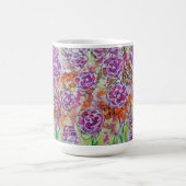 Rosa Blume Kaffeetasse (Mittel)