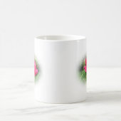 Rosa-Blume Kaffeetasse (Mittel)